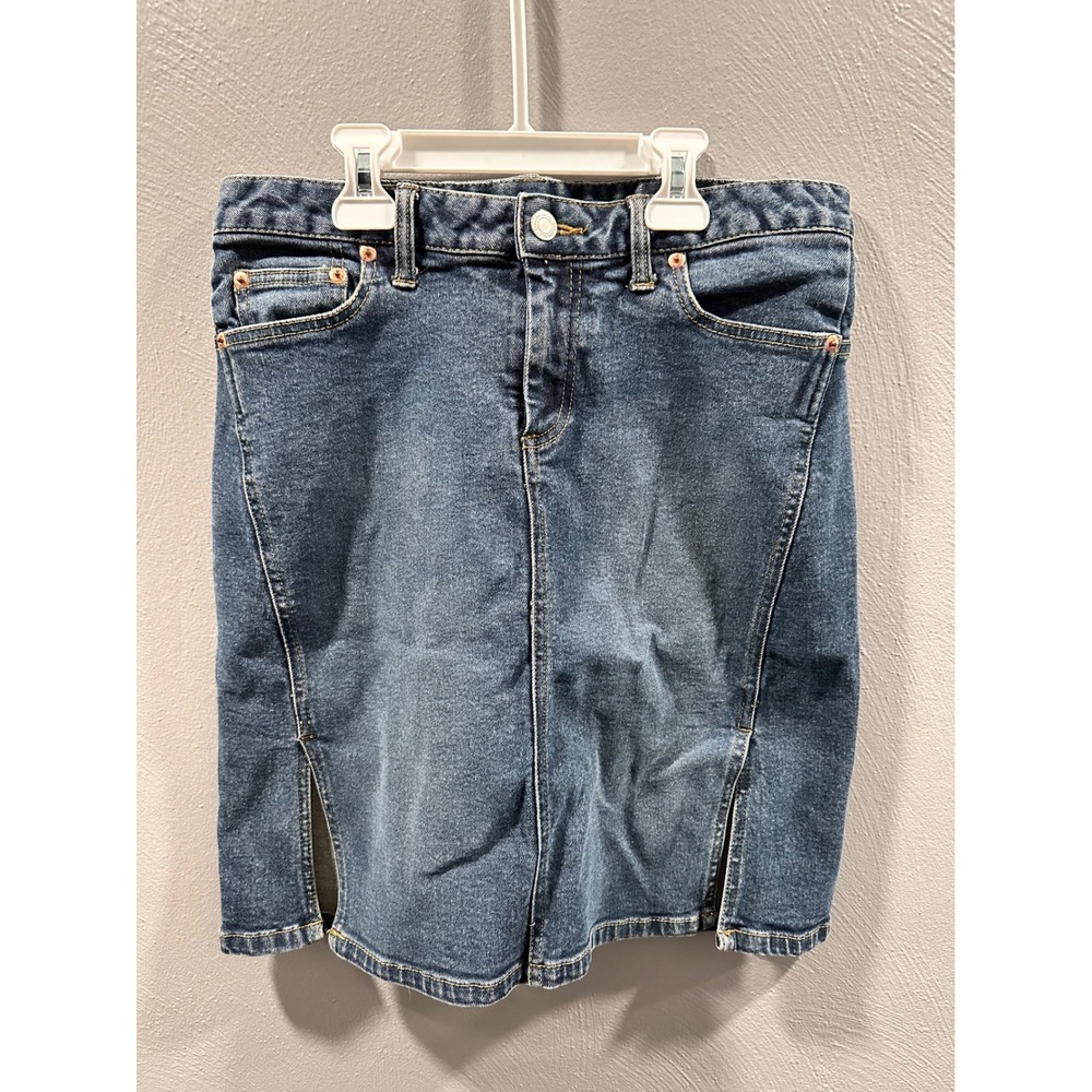 American Eagle Y2K Outfitters Women Blue Denim Mini Skirt Size 4